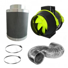 4" Pro Hobby Fan and Filter Kit
