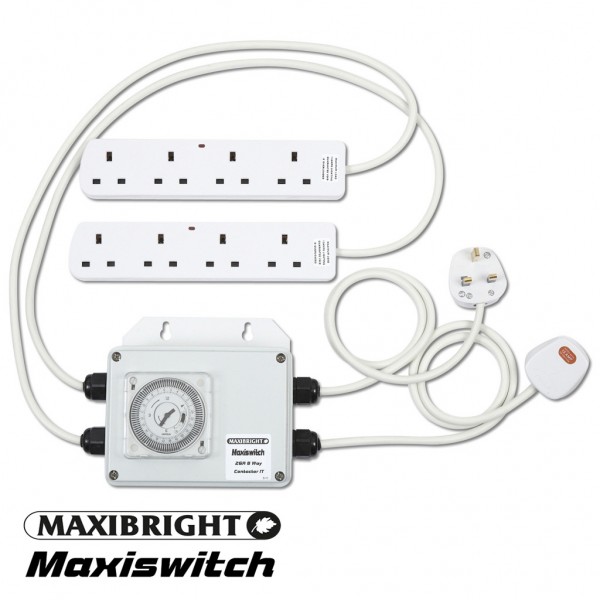8 Way 26A Maxibright Contactor with Internal Timer