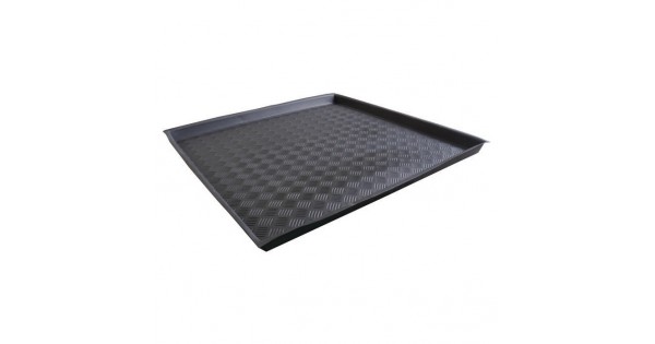 Black Plastic Large Low Profile Drip Tray 110cm x 55cm x 5cm