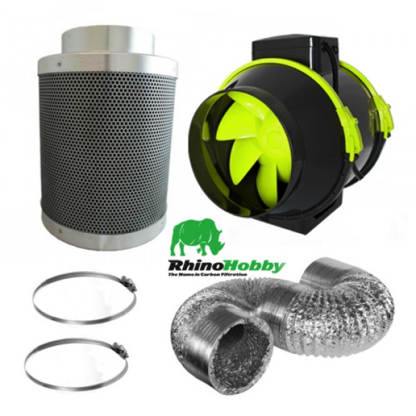 6" Rhino Hobby Fan and Filter Kit